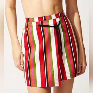 Solid & Striped Mini Skirt - Size M